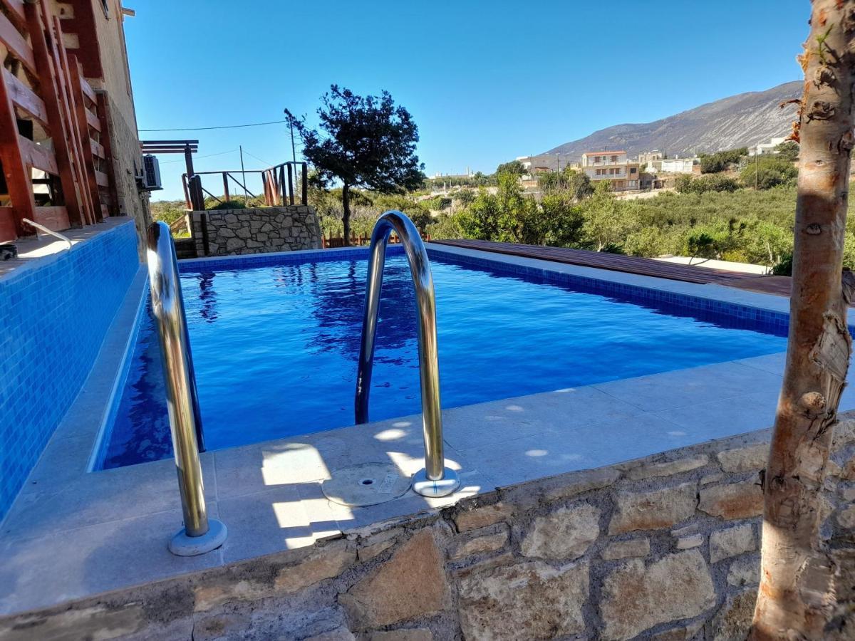Villa Evenos Of 3 Bedrooms - Irida Country House Of 2 Bedrooms With Private Pools Elafonisi Bagian luar foto