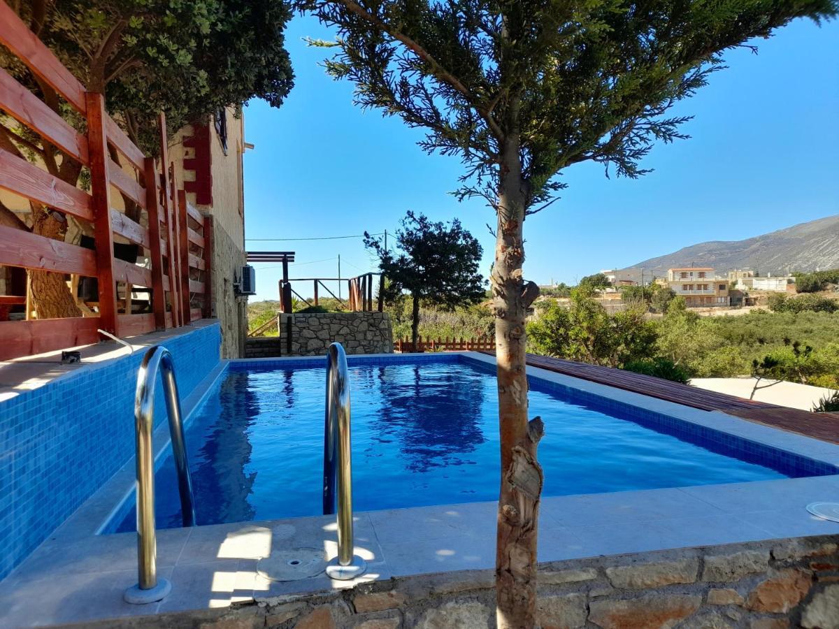 Villa Evenos Of 3 Bedrooms - Irida Country House Of 2 Bedrooms With Private Pools Elafonisi Bagian luar foto